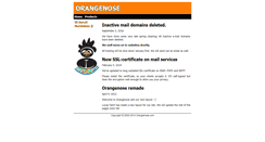 Desktop Screenshot of orangenose.com